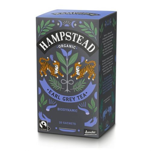 Hampstead Tea London - BIO černý čaj s bergamotem Earl Grey, 20ks
