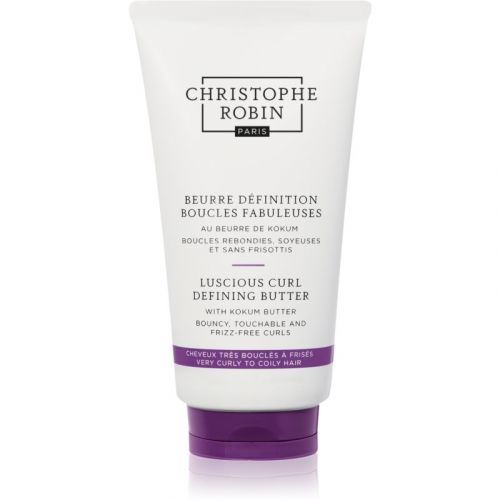 Christophe Robin Luscious Curl Defining Butter with Kokum Butter modelovací máslo pro vlnité a kudrnaté vlasy 150 ml