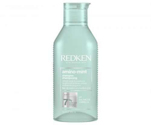 Čistící šampon pro citlivou pokožku a rychle se mastící vlasy Redken Amino Mint - 300 ml + DÁREK ZDARMA