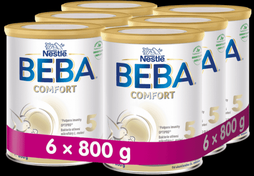 BEBA COMFORT 5 batolecí mléko, 6 x 800 g