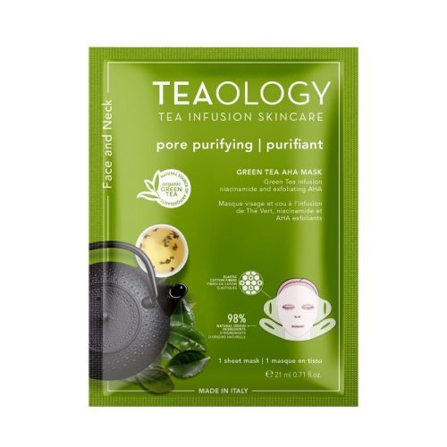 Teaology Green Tea AHA + BHA Mask Maska Na Obličej