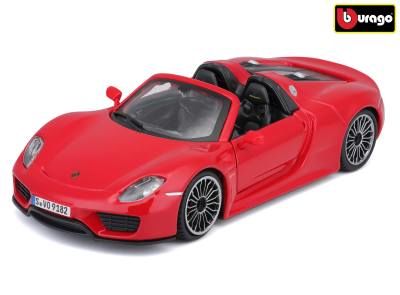 Bburago 1:24 Plus Porsche 918 Spyder Red