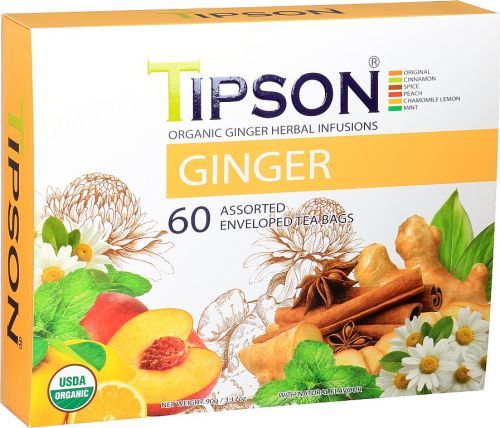 Tipson BIO Ginger Assorted 60 x 1.5 g