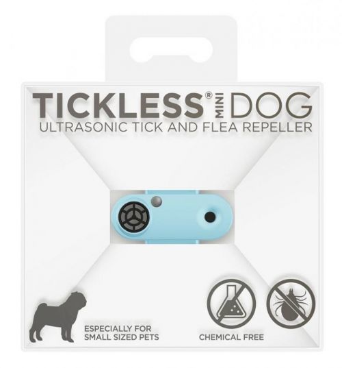 Tickless ultrazvukový odpuzovač klíšťat Mini Dog light blue