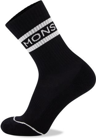 MONS ROYALE 100555-1160-092-S merino ponožky SIGNATURE CREW SOCK black / white