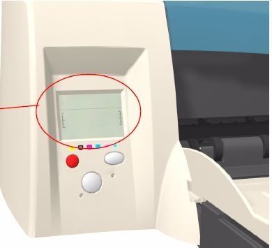 Ovládací panel přední levý C7796-67005 pro HP designjet 130, 100, 110, 120, 130