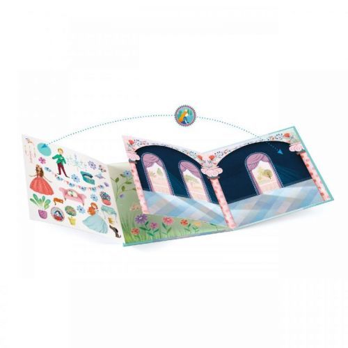 Příběh s přemístitelnými samolepkami Život na zámku