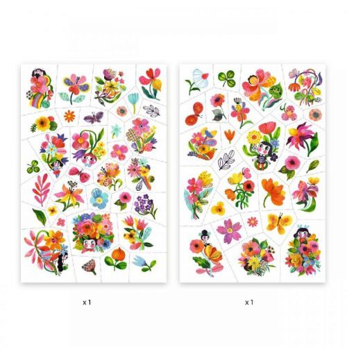 Tetování Akvarelové květiny