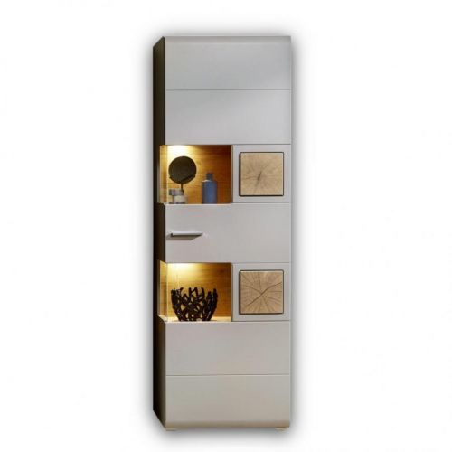 Hom`in VITRÍNA, barvy dubu, 65/205/37 cm