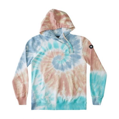 mikina DC - Dazed Hoodie J Otlr Xwmg Gossamer Pink Tie Dye (XWMG) velikost: M