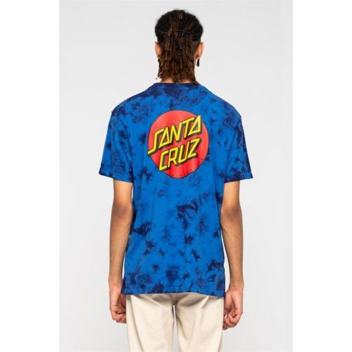 triko SANTA CRUZ - Classic Dot Chest T-Shirt Royal Cloud Dye (ROYAL CLOUD DYE) velikost: L