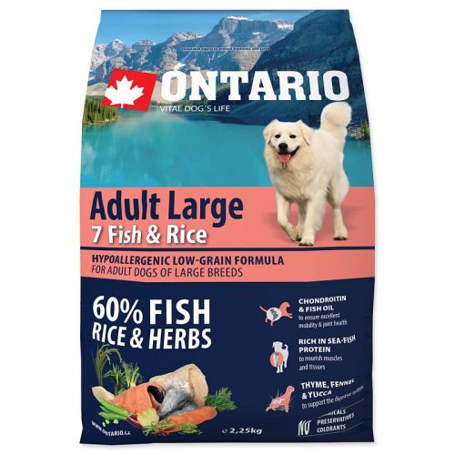 ONTARIO Dog Adult Large Fish & Rice