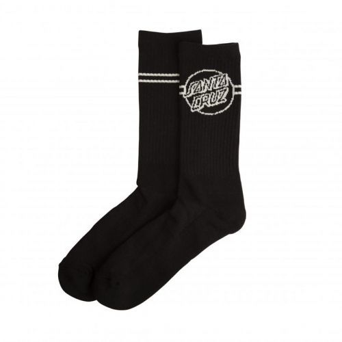ponožky SANTA CRUZ - Opus Dot Stripes Sock Black Ice Blue (BLACK ICE BLUE) velikost: OS
