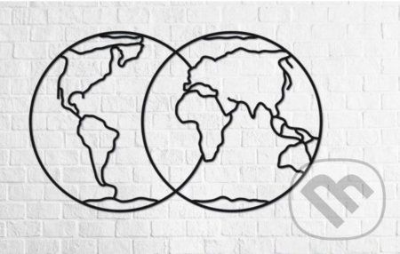 Zemské pologule - ECO WOOD ART