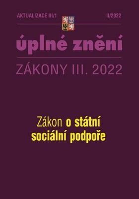 Aktualizace 2022 III/1 – o státní sociální podpoře