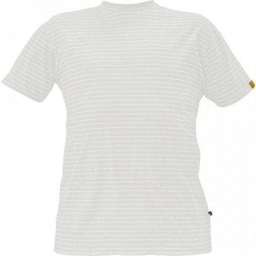 Cerva Antistatické tričko s krátkým rukávem NOYO ESD - Bílá | XXL