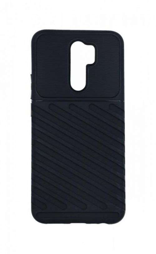 Kryt TopQ Xiaomi Redmi 9 silikon Thunder černý 70463