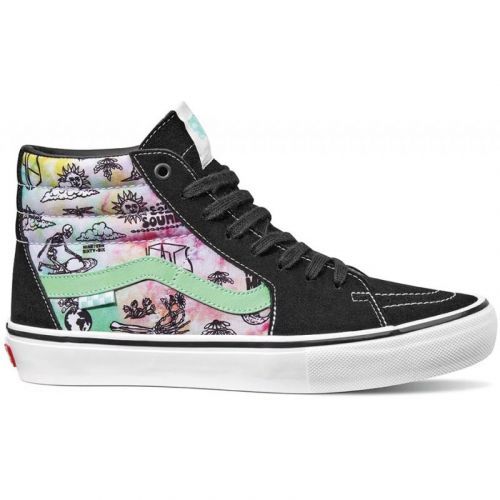 BOTY VANS Skate SK8-Hi (SHROOM DOOM) - černá - EUR 43