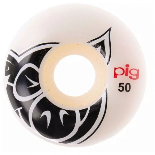 SK8 KOLA PIG WHEELS Head Natural - bílá - 50mm/101a