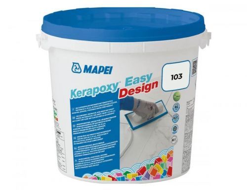 Spárovací hmota Mapei Kerapoxy Easy Design měsíční bílá 3 kg R2T MAPXED3103