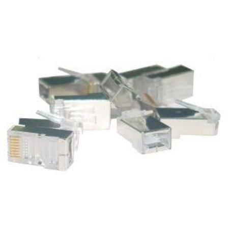 Konektor RJ45 Assmann cat. 6, stíněný, 8p8c univerzální, 100 ks, X-ML-6F-IMP