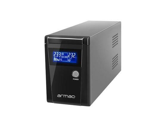 ARMAC UPS OFFICE 650E LCD 2 FRENCH OUTLETS 230V METAL CASE, O/650E/LCD