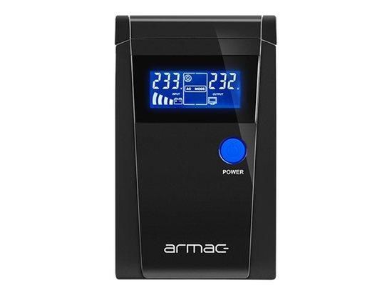 ARMAC UPS PURE SINE WAVE OFFICE 650VA LCD 2 FRENCH OUTLETS 230V METAL CASE, O/650E/PSW