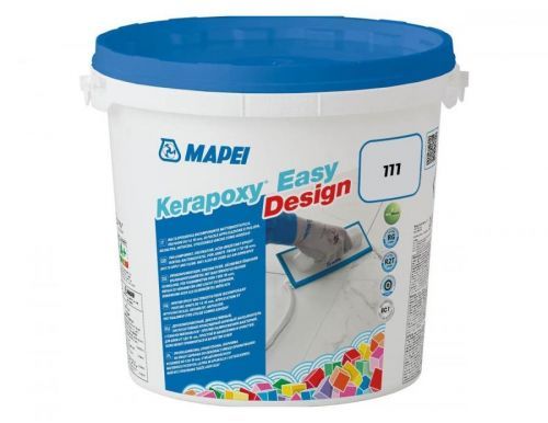 Spárovací hmota Mapei Kerapoxy Easy Design stříbrošedá 3 kg R2T MAPXED3111