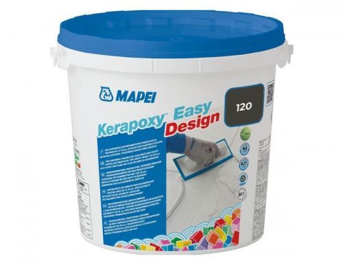 Spárovací hmota Mapei Kerapoxy Easy Design černá 3 kg R2T MAPXED3120