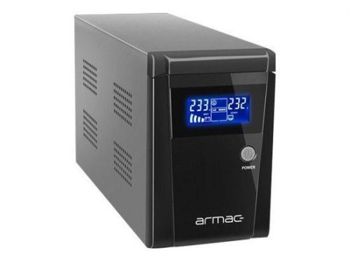 ARMAC UPS OFFICE 1000E LCD 3 FRENCH OUTLETS 230V METAL CASE, O/1000E/LCD