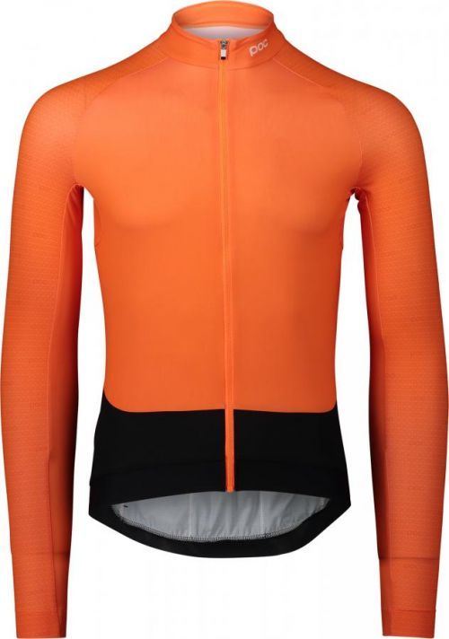 POC M's Essential Road LS Jersey - poc o zink orange M