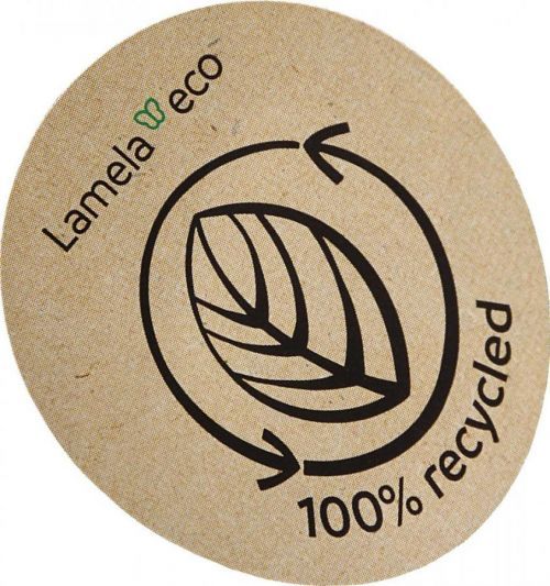 Lamela Květináč Lilia Eco Coffee, jumper, latte, Ø 255mm