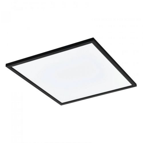 EGLO connect CCT stropní světlo 59, 5x59, 5cm černá, Obývací pokoj / jídelna, hliník, plast, 33W, P: 59.5 cm, L: 59.5 cm, K: 5cm