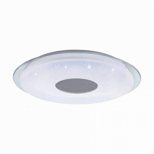 EGLO connect Lanciano-Z LED stropní světlo Ø 45cm, Obývací pokoj / jídelna, ocel, plast, 19.2W, K: 8cm