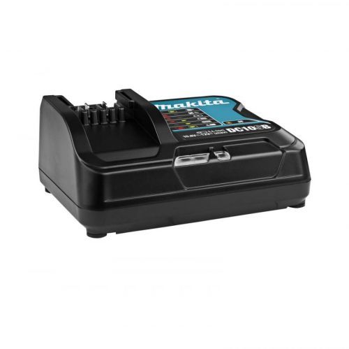 Makita DC10SB rychlonabíječka CXT baterie 12V max., plast, P: 12 cm, L: 16.3 cm, K: 7.3cm