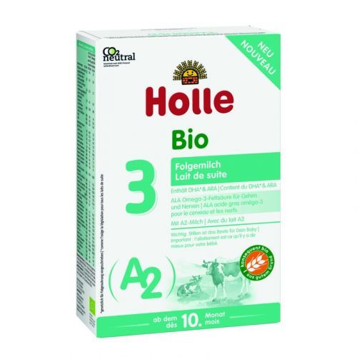 HOLLE Bio – A2 pokračovací mléko 3. od 10. měsíce věku 400 g