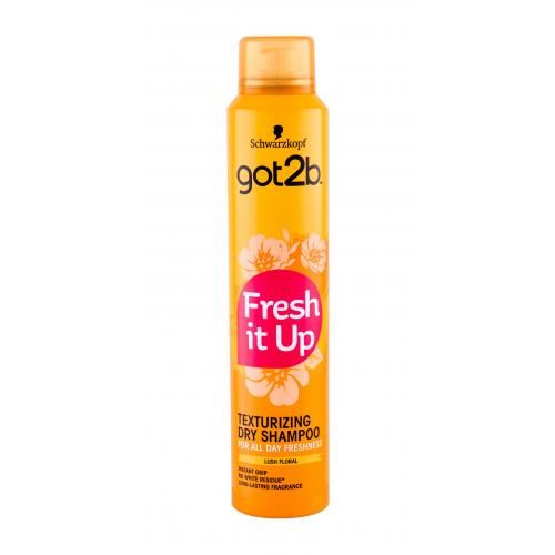 Schwarzkopf Got2b Fresh It Up Texturizing 200 ml texturizační suchý šampon s květinovou vůní pro ženy