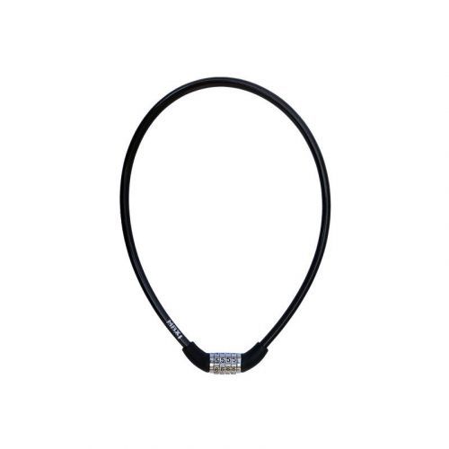 Zámek lanko MAX1 65x0,8cm černý kódový