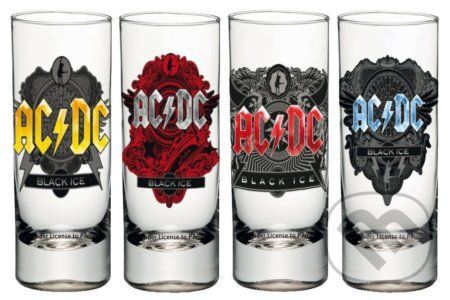 Štamperlík AC/DC: Set 4 kusov