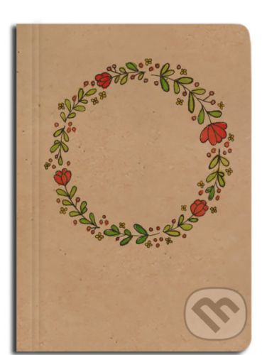 Notes tečkovaný A6 kraft Kruh - Baloušek