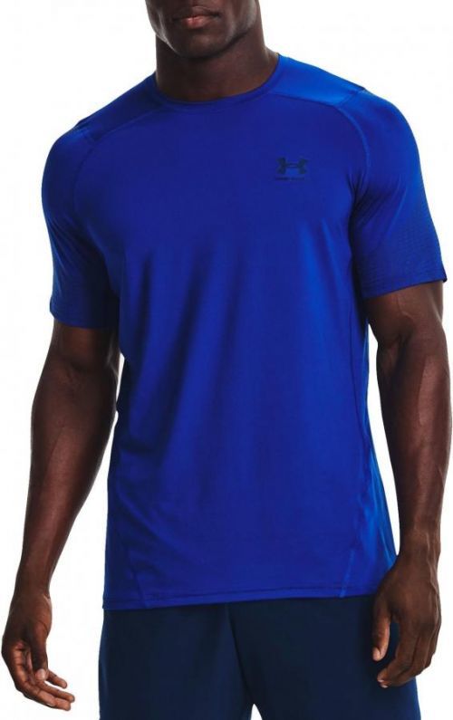 Triko Under Armour UA HG Armour Fitted Nvlty SS-BLU