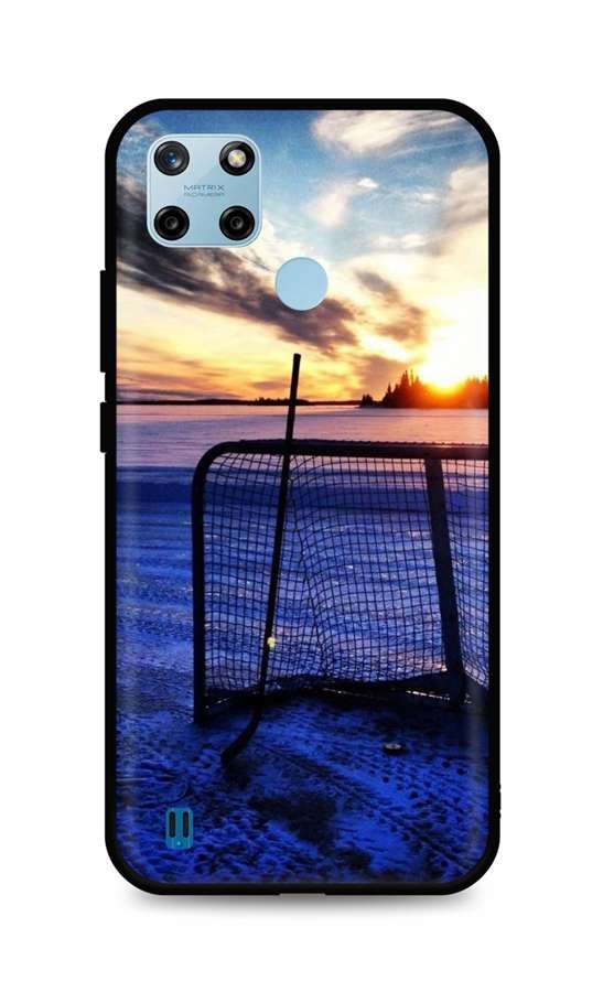 Kryt TopQ Realme C25Y silikon Hockey Sunset 70529