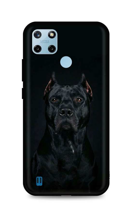 Kryt TopQ Realme C25Y silikon Dark Pitbull 70518