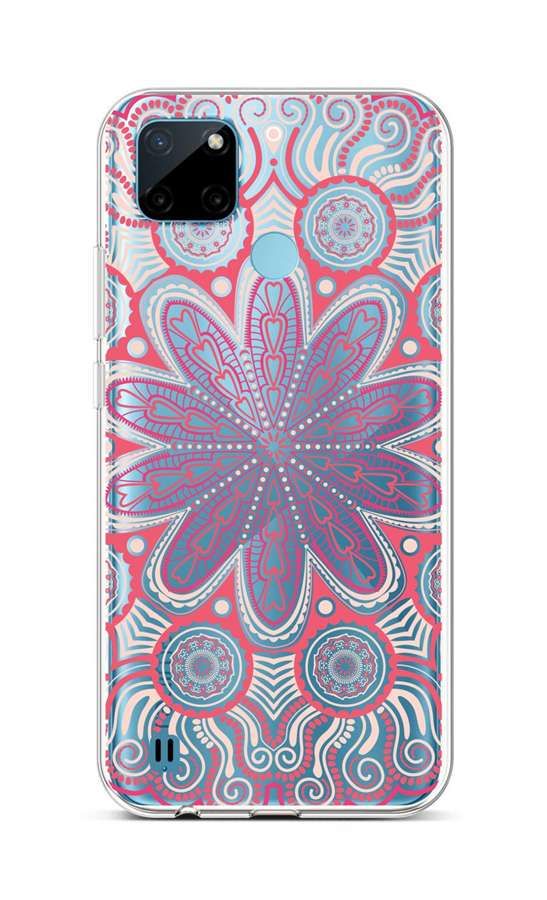 Kryt TopQ Realme C21Y silikon Romantic Mandala 69958