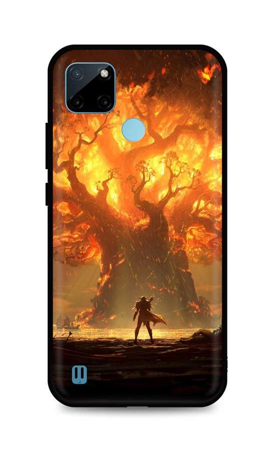 Kryt TopQ Realme C21Y silikon Warcraft 69696