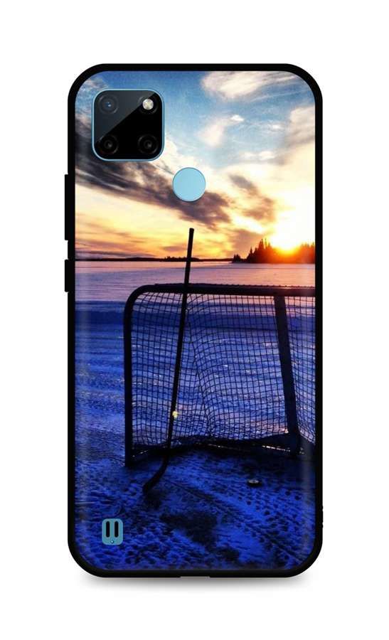Kryt TopQ Realme C21Y silikon Hockey Sunset 69689