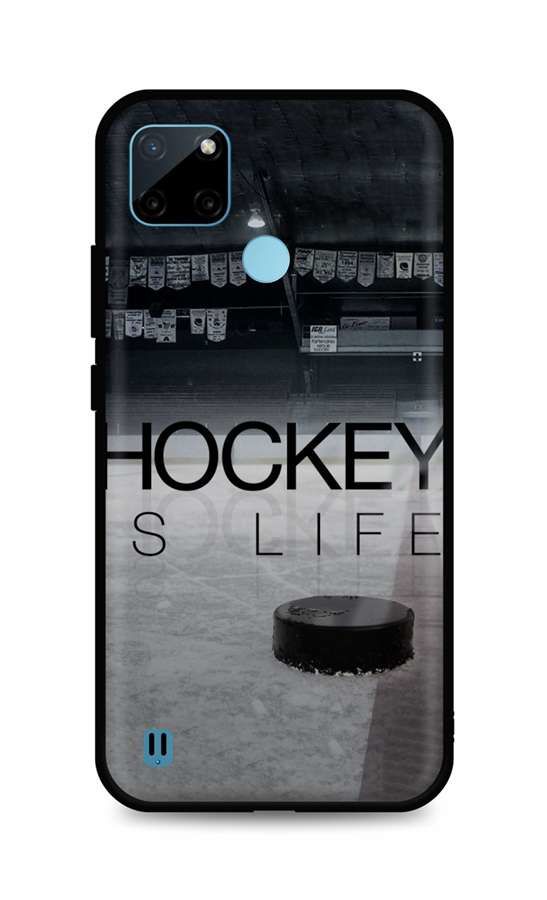 Kryt TopQ Realme C21Y silikon Hockey Is Life 69680