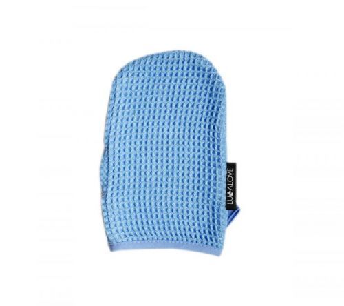 Lullalove Rukavička na mytí obličeje a celého těla Modrá