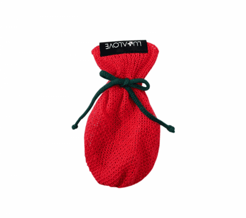 Lullalove Jemná Peelingová rukavice na obličej a tělo