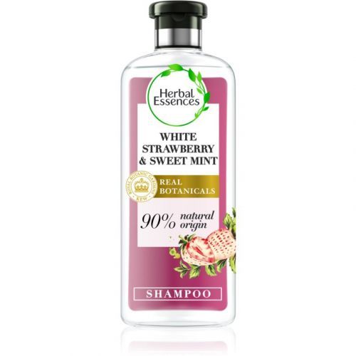 Herbal Essences 90% Natural Origin Strawberry&Mint šampon na vlasy Strawberry Mint 400 ml
